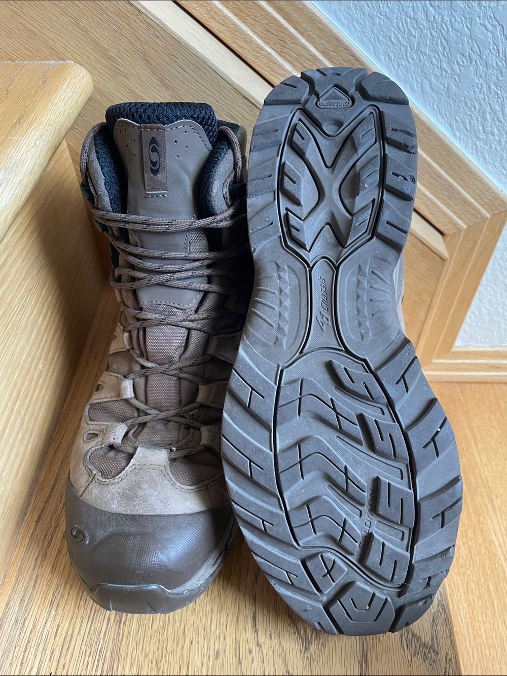 Salomon Quest 4D GTX Forces 2 Men's Brown Hiking Boots - Picture 4 of 4